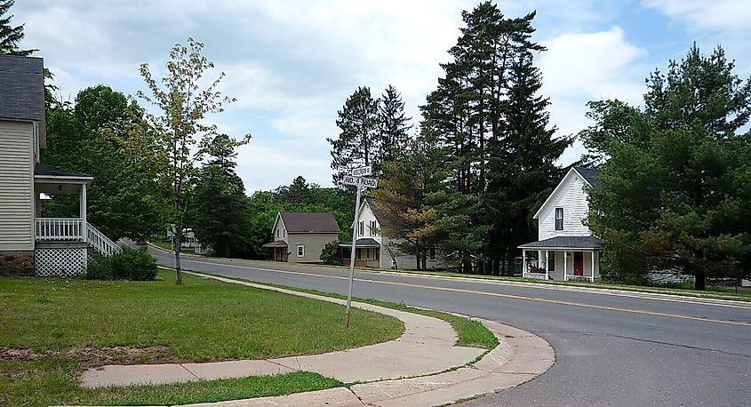 Montreal Company Location Historic District (on the National Register of Historic Places since 1980), Montreal, Wisconsin.