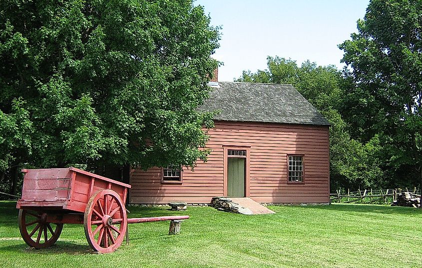Ethan Allen Homestead in Burlington, Vermont.