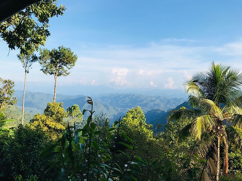 Panoramic view of Sierra de las Minas mountaing range, Alta Verapaz, Guatemala. Image credit: WALTER ALVARADO / Shutterstock