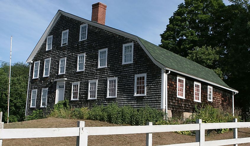 Historic Colonial Paine House in Coventry, Rhode Island