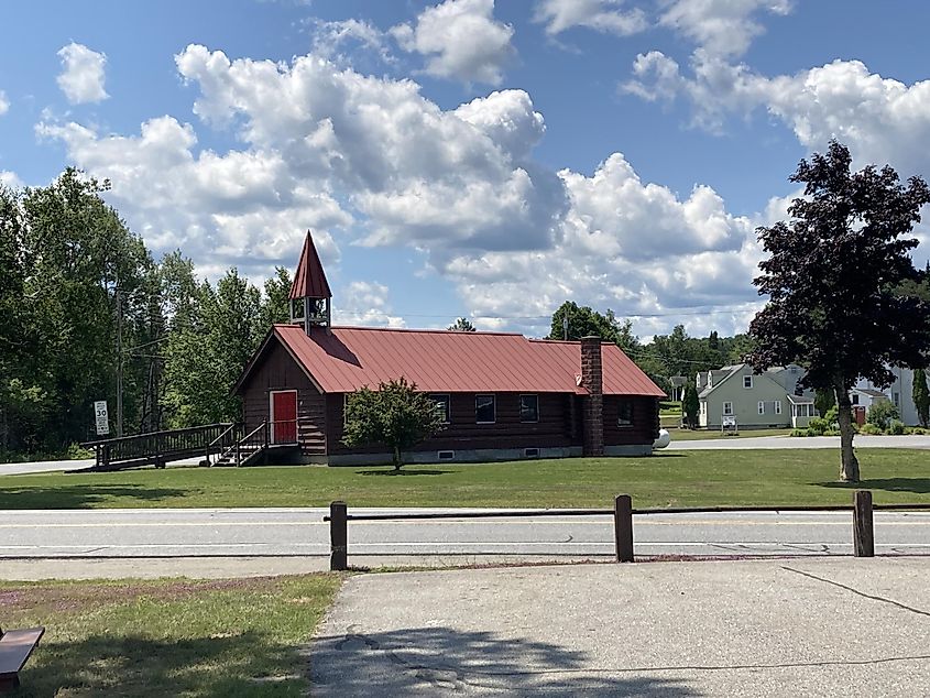 St. Barbara’s Episcopal Church, a historical building in Newcomb, New York.