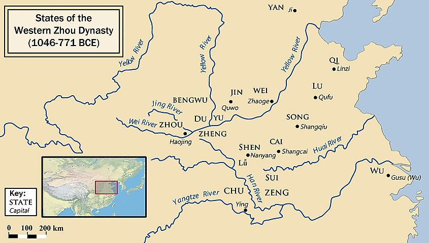 States of the Western Zhou dynasty