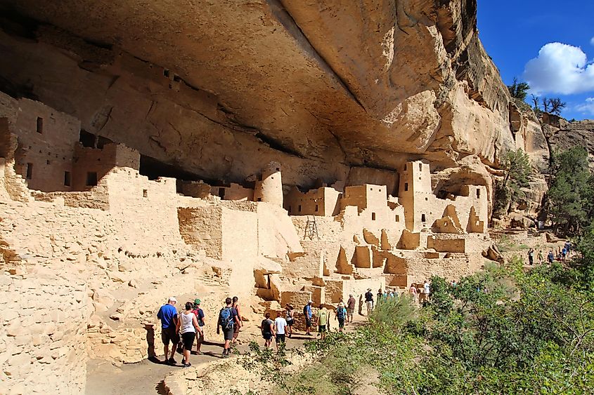 Cliff Palace in Mesa Verde National Park near Cortez, Colorado.