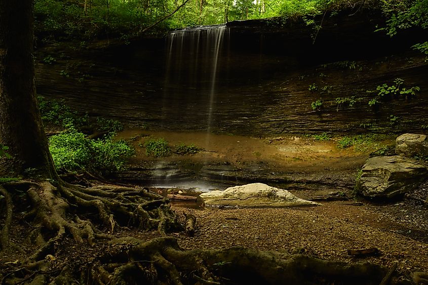 Fall Hollow Falls off the Natchez Trace in Tennessee.