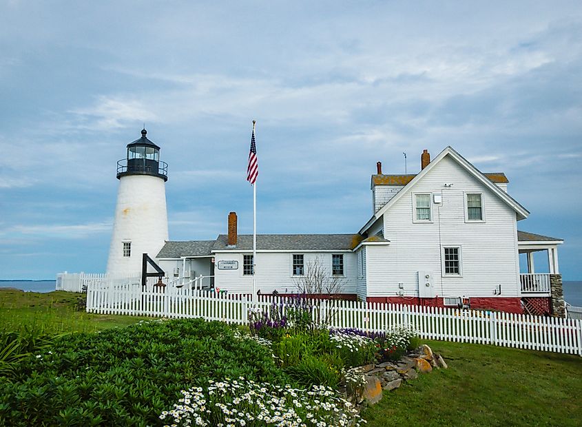 Pemaquid Point Lighthouse in Bristol, ME.