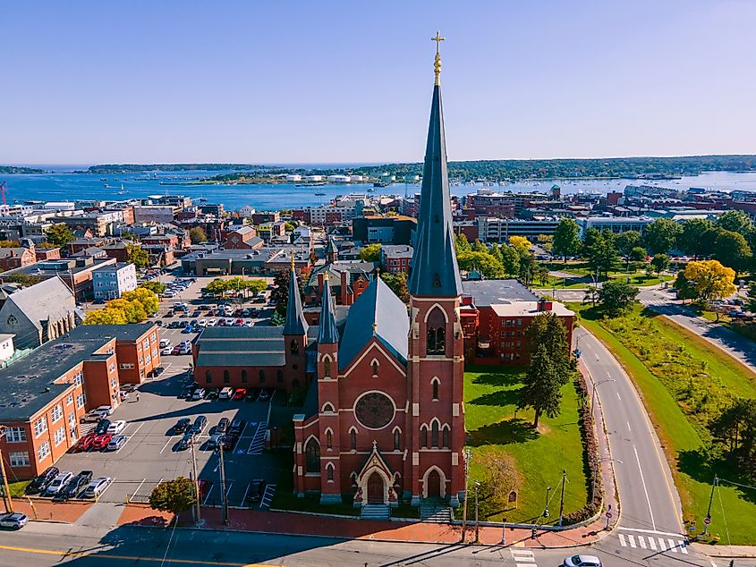 Cathedral Of The Immaculate Conception, Portland, Maine.