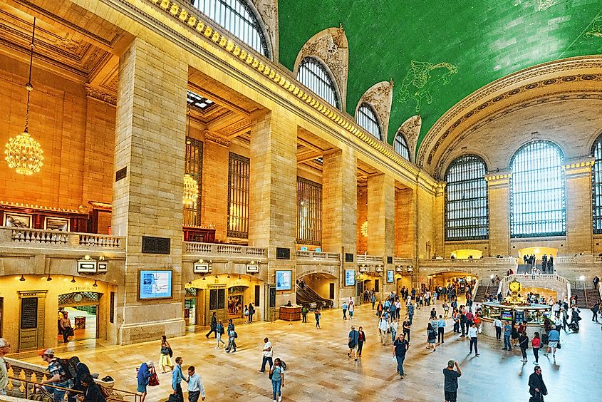 The Grand Central Terminal in New York City.