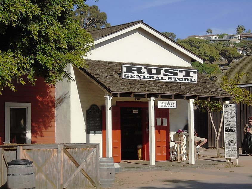 The Rust General Store in San Diego.
