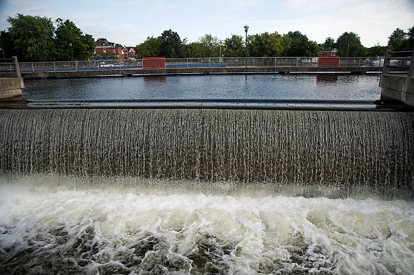 Canal Lock at Smith's Fall, Canada