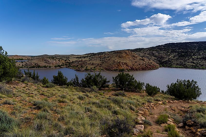Lyman Lake State Park in St. John, Arizona (Credit: Arlene Waller / Shutterstock)