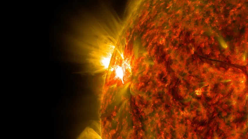 Solar flares