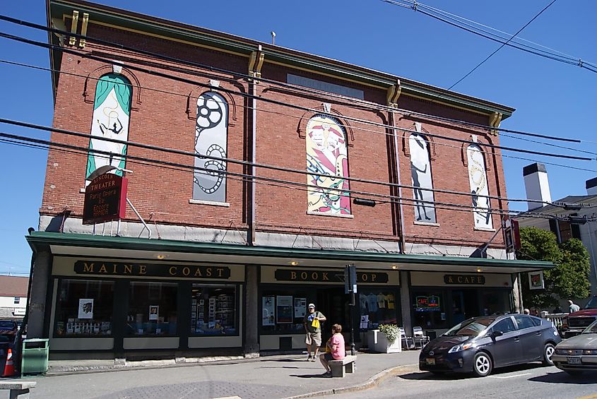 The historic Lincoln Theater in Damariscotta, Maine.