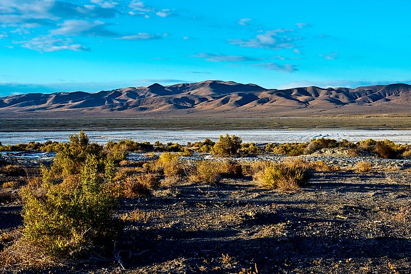 USA, Nevada, Fallon. Scenic vistas along US Highway 50.