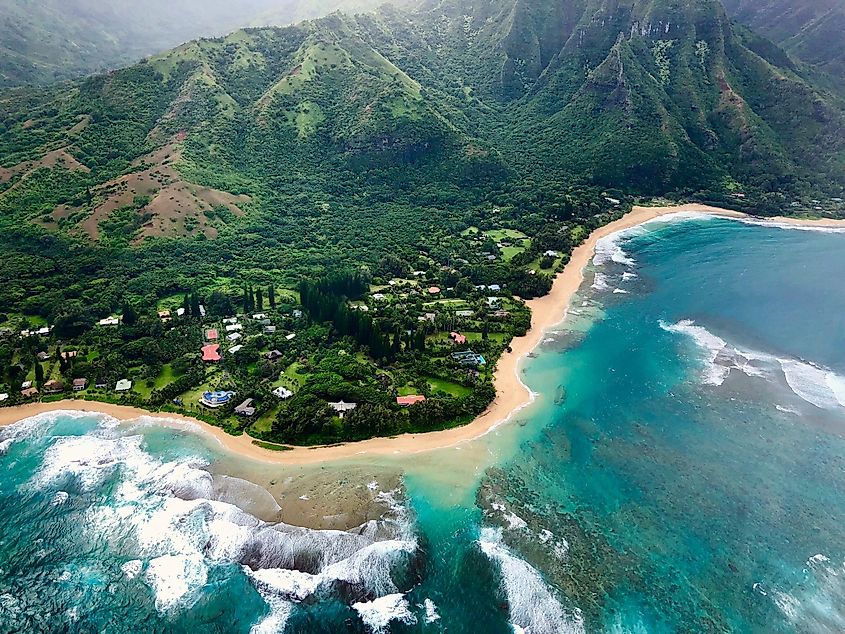  Hanapepe town in Kauai, Hawaii