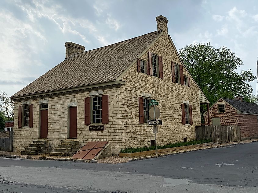 Felix Valle State Historic Site, Felix Vallé House, former mercantile store and residence.