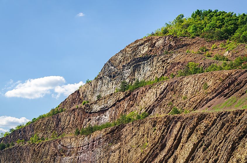 Sideling Hill, Ridge in Maryland. 