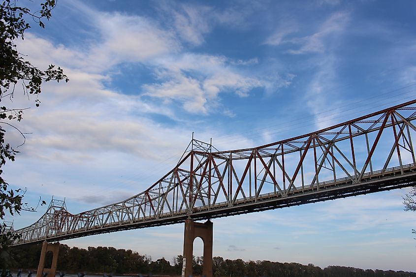 Old Bridge In Washington, Missouri.