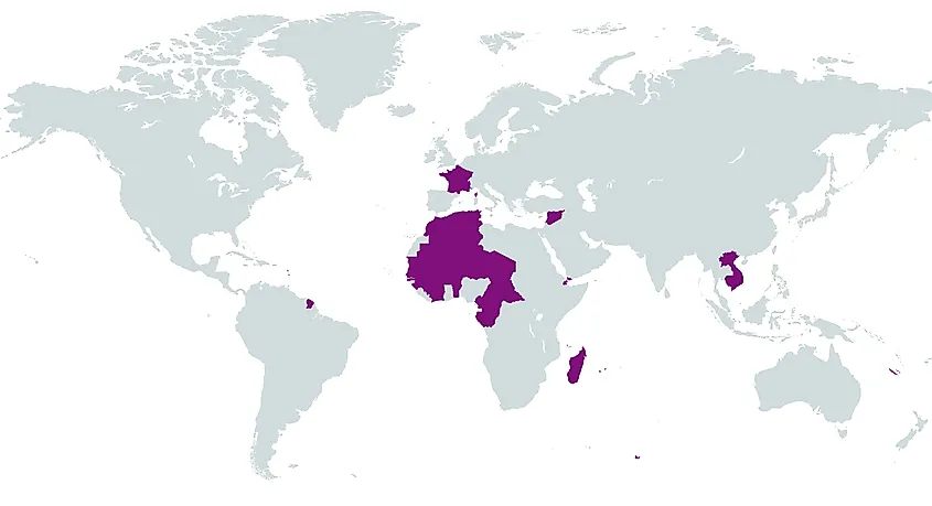 The 5 largest Empires all on one map. The cross sections show over