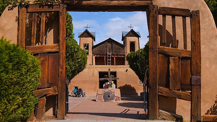 Miraculous Healing Church of Chimayo in New Mexico.