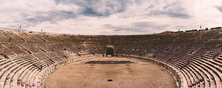 The Colosseum arena by pio3 via Shutterstock.com