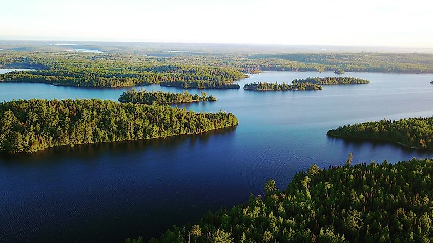 Moose Lake near Ely, Minnesota