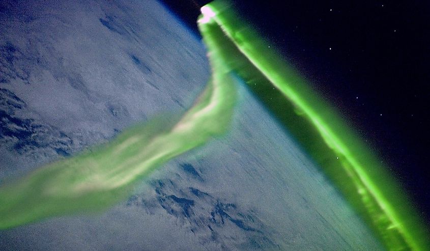Aurora Australis From ISS