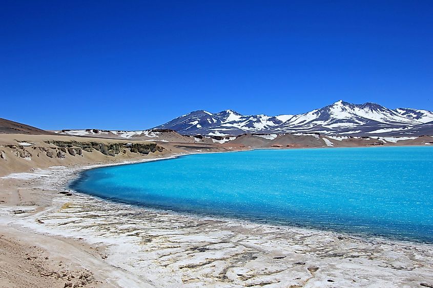 Laguna Verde near Nevado Ojos Del Salado.