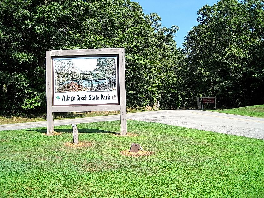 Village Creek State Park south of Wynne, Arkansas