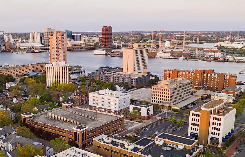 Overlooking Portsmouth, Virginia