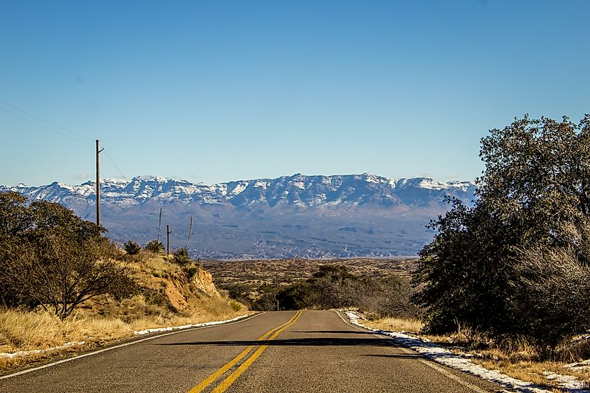 Snow-capped Mountains, Oracle, Arizona