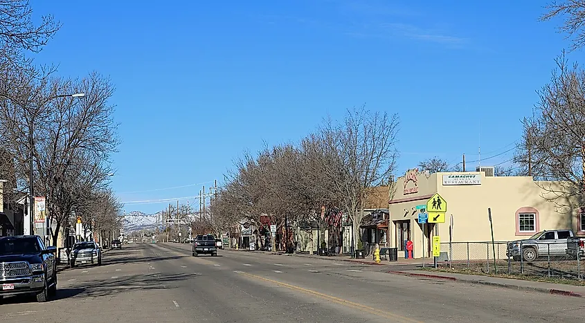Cleveland Avenue in Wellington, Colorado.