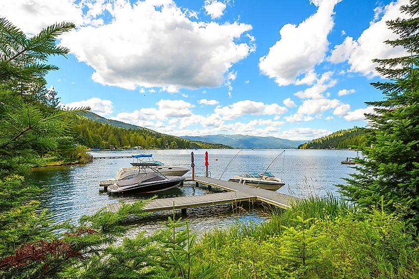 Waterfront near Bottle Bay on Lake Pend Oreille, Idaho