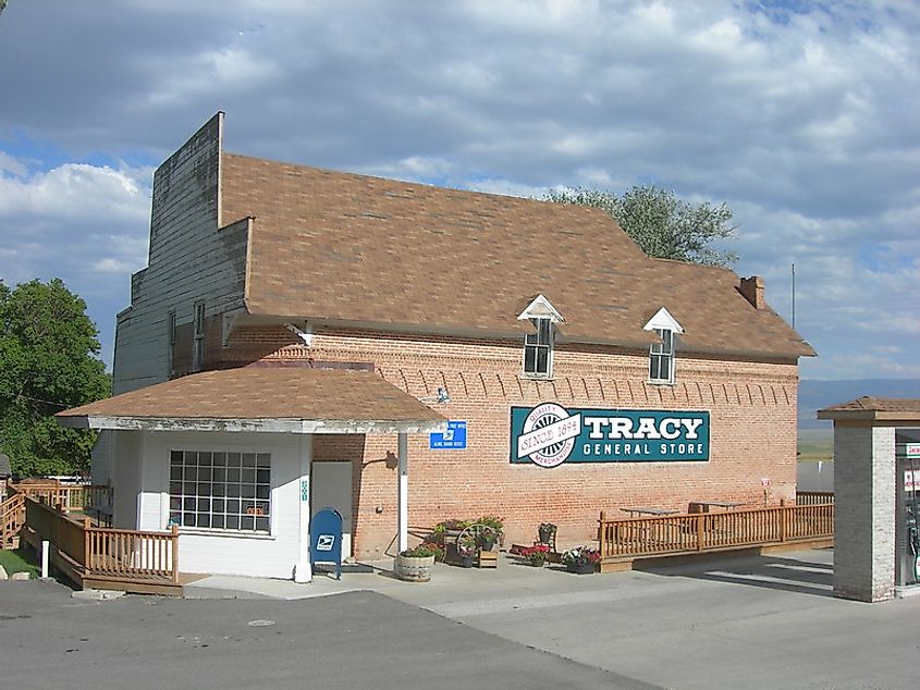Exterior of The Tracy General Store in Almo