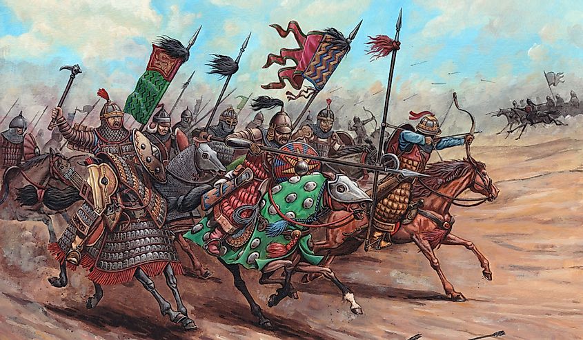 Mongol attack