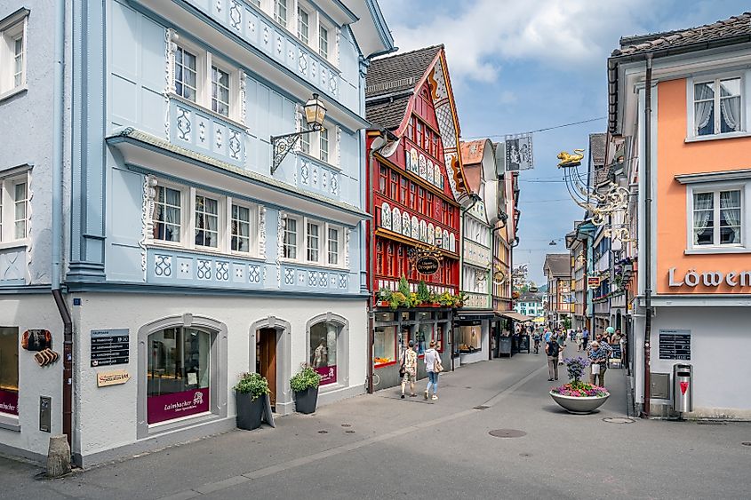 Appenzell, Canton of Appenzell Innerrhoden, Switzerland. 