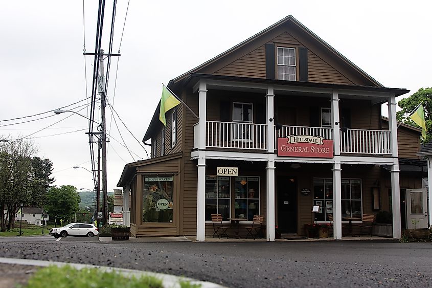 The Hillsdale General Store on NY-23 in Hillsdale, New York