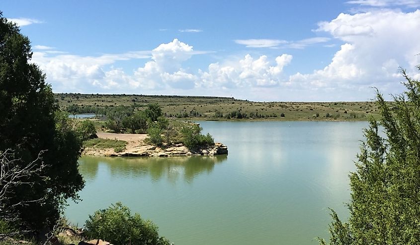 Clayton Lake State Park in New Mexico