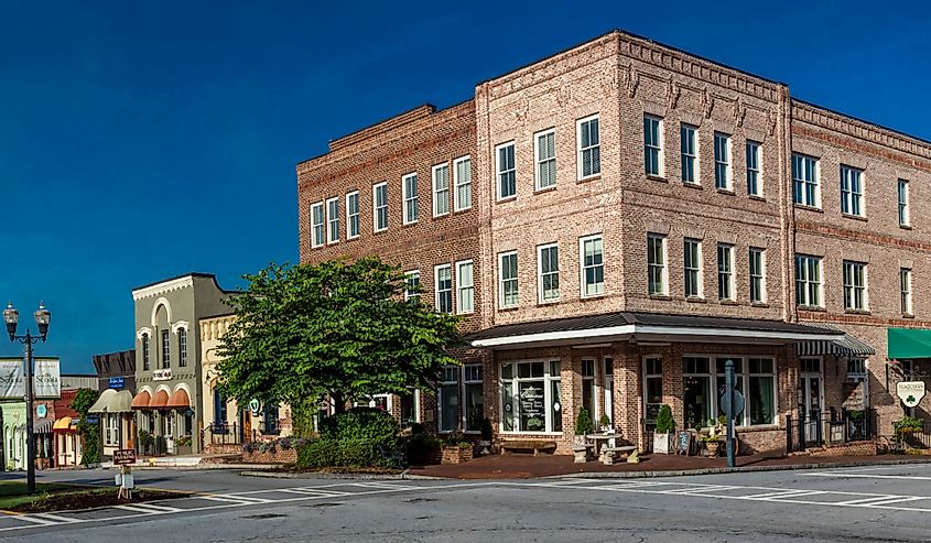 Historic small town in south where "Walking Dead" is filmed, Sonoia, Georgia