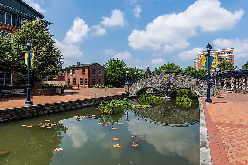 The charming town of Frederick, Maryland.