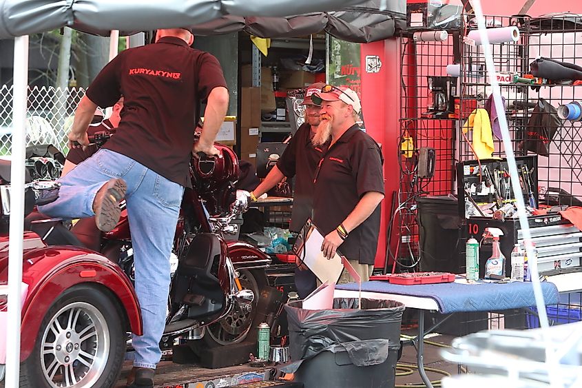 Lake George, Motorcycle rally