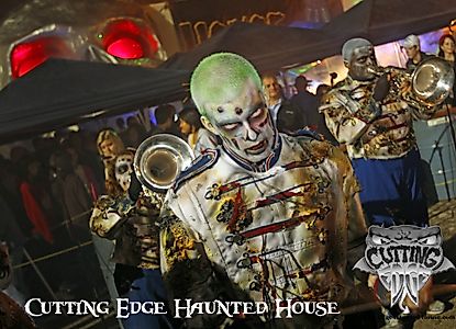Cutting Edge Haunted House. Credit: Patlynnboyd, CC BY-SA 3.0 <https://creativecommons.org/licenses/by-sa/3.0>, via Wikimedia Commons