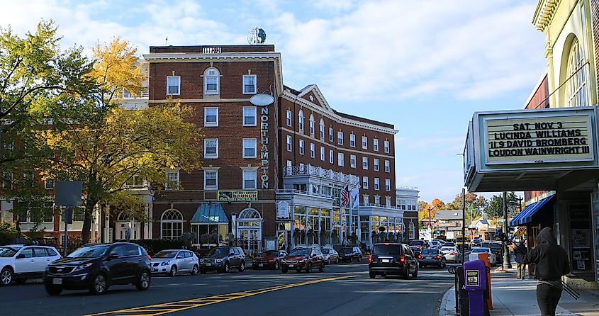  Northampton, Massachusetts, USA: The Northampton Hotel, a historic establishment that opened in 1927.