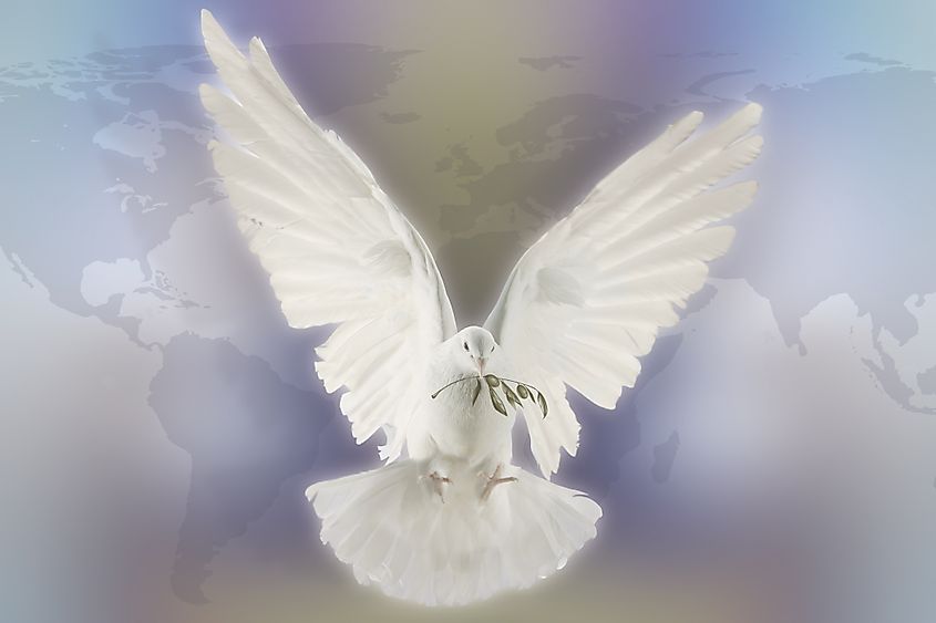 A symbol for peace at San Mames