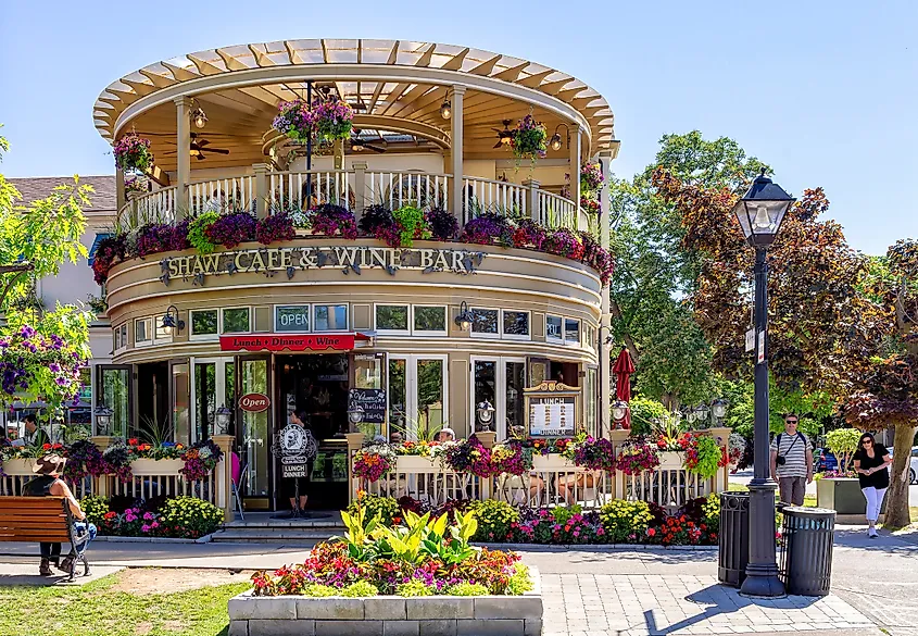 Queen Street in Niagara-on-the-Lake, Ontario.