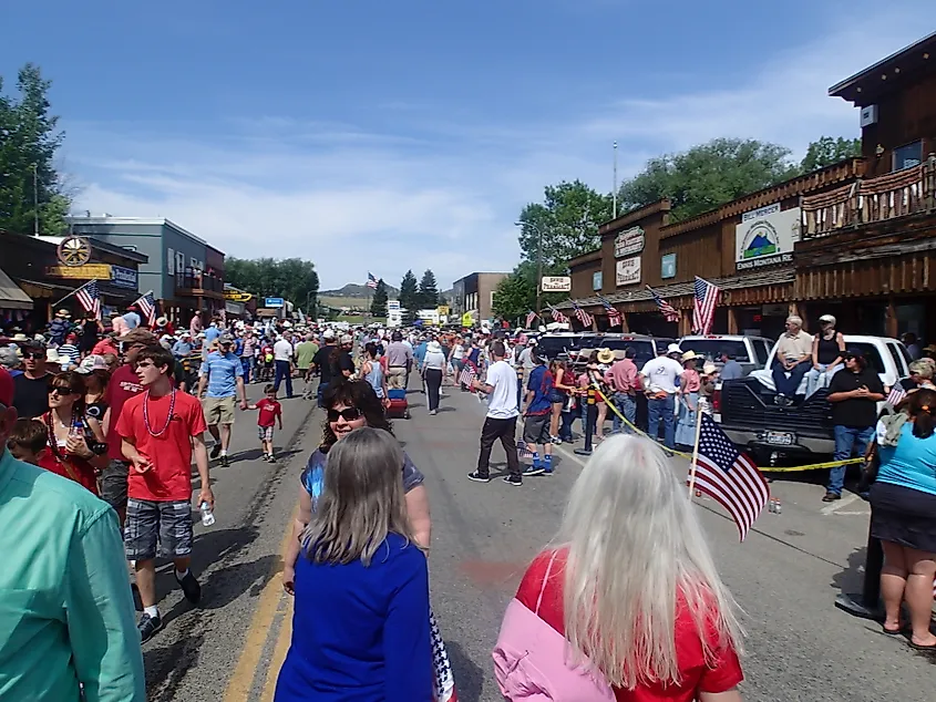 Independence Day parade in Ennis, Montana. By Mike Cline, CC BY-SA 3.0, Wikimedia Commons.