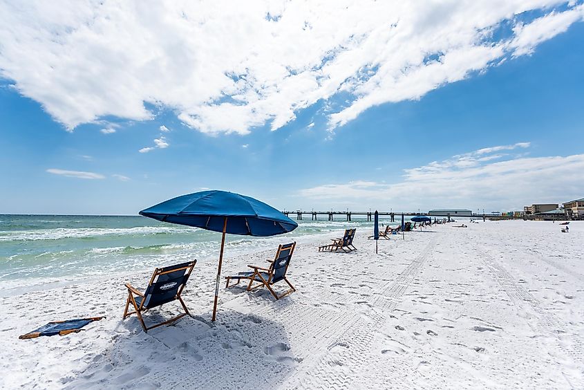 Fort Walton Beach: Okaloosa Island fishing pier in Florida