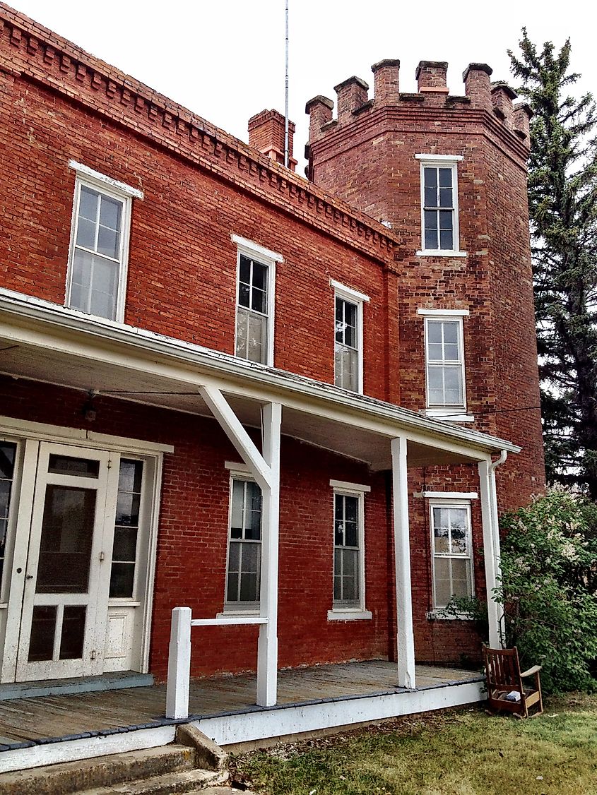 Company officer's quarters at Fort Assinniboine, Montana.