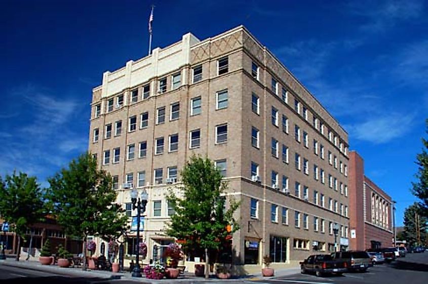 The Oregon Bank Building in Klamath Falls, Oregon