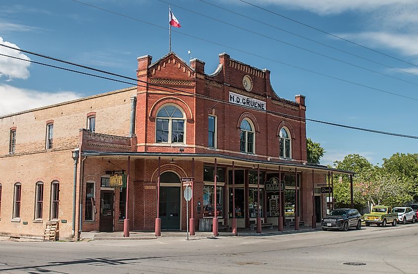 Gruene Store in the Gruene Historic District, Texas.