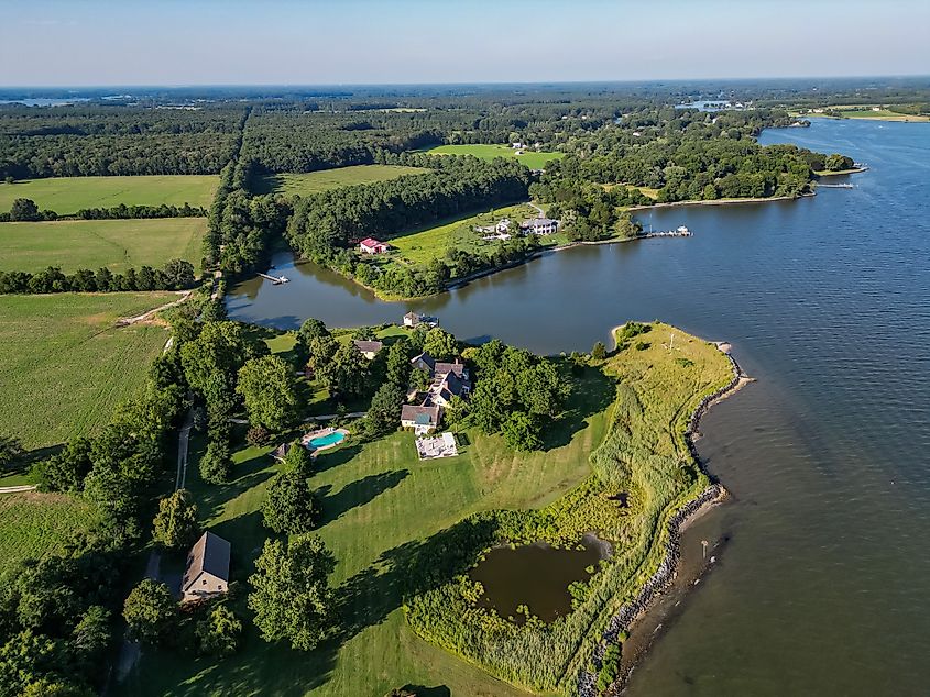 A beautiful view of Oxford, Maryland